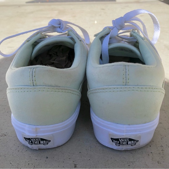 Canvas Vans Ankle Shoes, Ultracush Lite in Mint Green, Size 7 - Picture 6 of 8